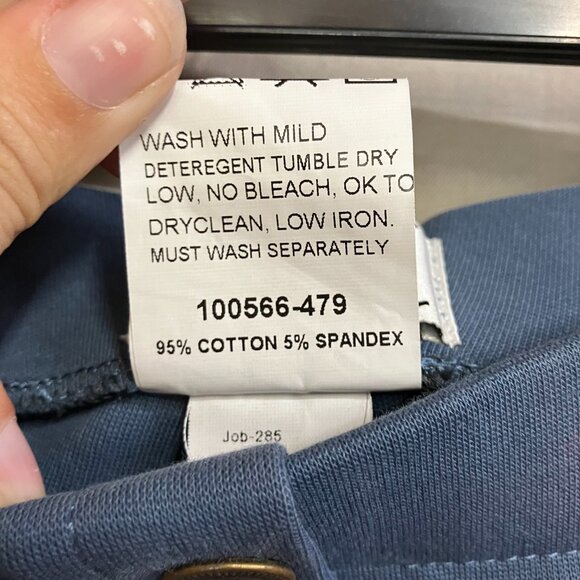 NWT TuffRider Women Size 26 Denim Equestrian Breeches Horse Riding Button Pants - Picture 8 of 13